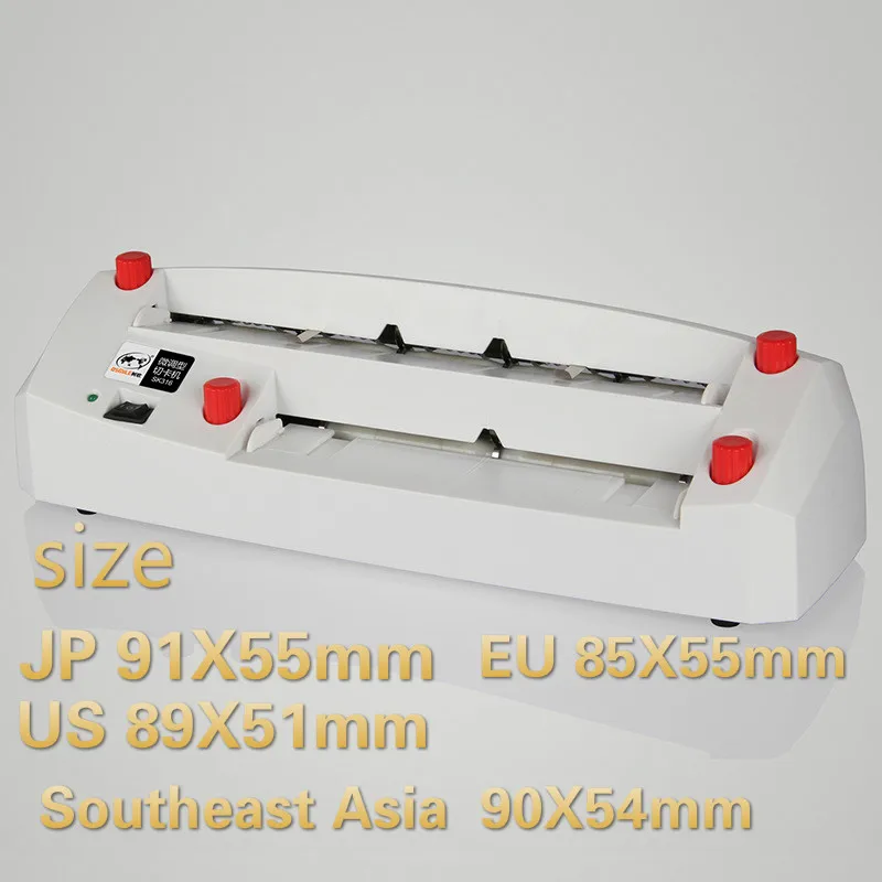 A4 Размер Электрический Резак для карт 90*54 мм размер карты SK316 сверхмощный тонкой настройки электрическая машина для резки визиток