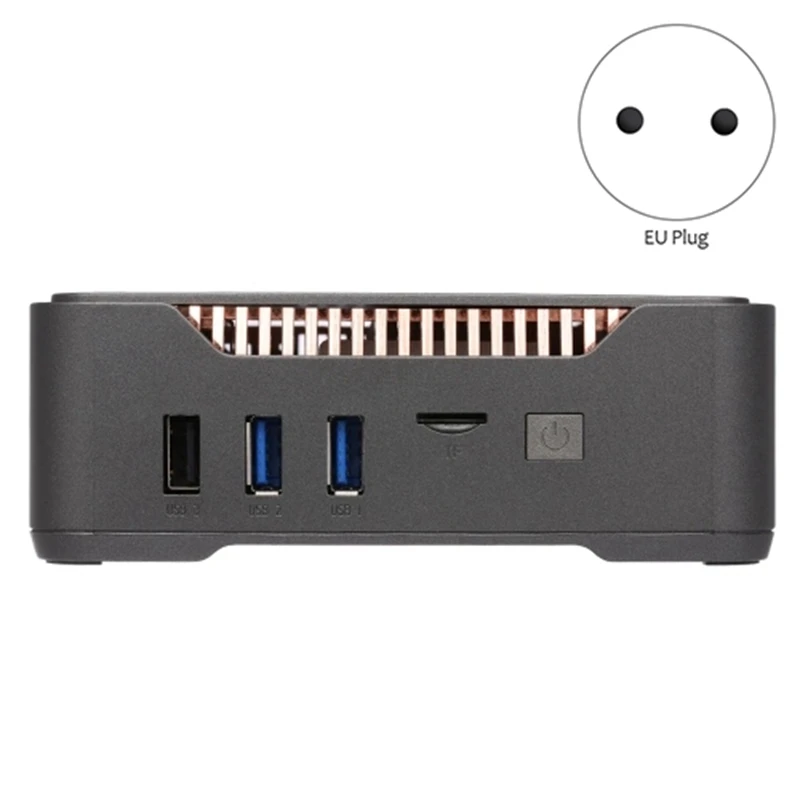 AK3V Win 10 Мини PC TV Box HD медиаплеер 6+ 64G J3455 чип/64 бит/2,4 г/5 г двухдиапазонный WiFi/BT 4,1 4 K/USB3.0/2,5 дюйма SATA