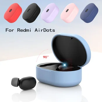 

2019 New Arrival Silicone Cover Earphone Case for Xiaomi Redmi Airdot TWS Bluetooth Earphone Fashion Version Wireless