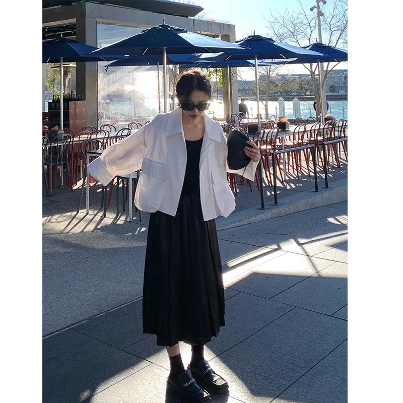 

Online Celebrity Autumn Single Product Stereo Bag Short Jacket Women's 2019 Spring And Autumn New Style Workwear Casual Elegant