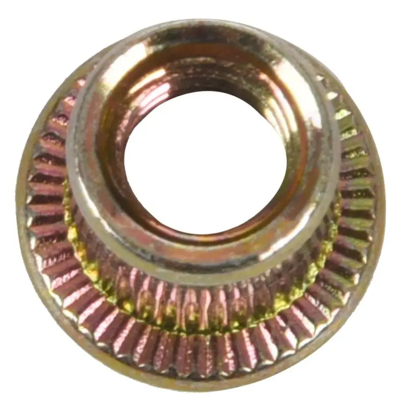 M6x12mm Flat Head Threaded Rivet Nut Insert Nutsert Fasteners 50 Pcs