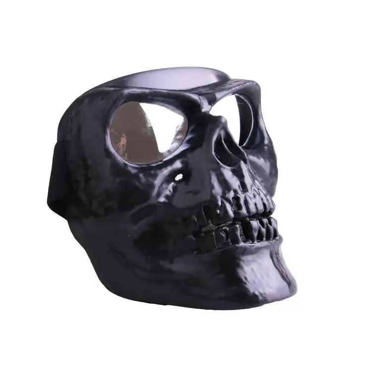 Motorcycle Goggles Skull Mask Helmet Glasses Mask Ski Detachable Eyewear Scooter Helmets Mask Skate Motorcycle Goggles Mask