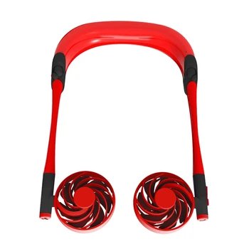 

Hot Portable Fan Hanging Neck Fan with Bluetooth Earphone and 3 Adjustable Wind Speed for Home Sport Office Outdoor