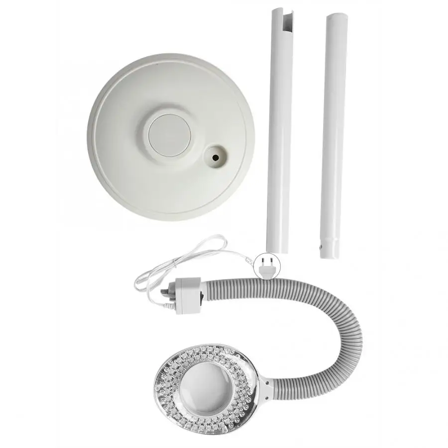 EU Plug Microblading портативная настольная Светодиодная лампа складная тату Маникюр туалетный столик свет Перманентный макияж - Цвет: EU Plug