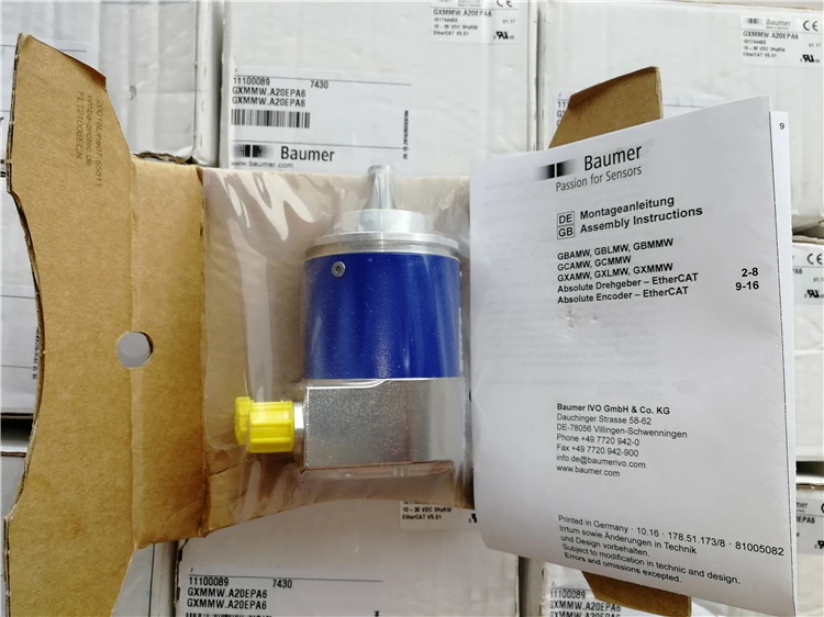 Baumer GXMMW. A20EPA6, GXMMW. A203P32, GXMMW. A203EA2 год гарантии