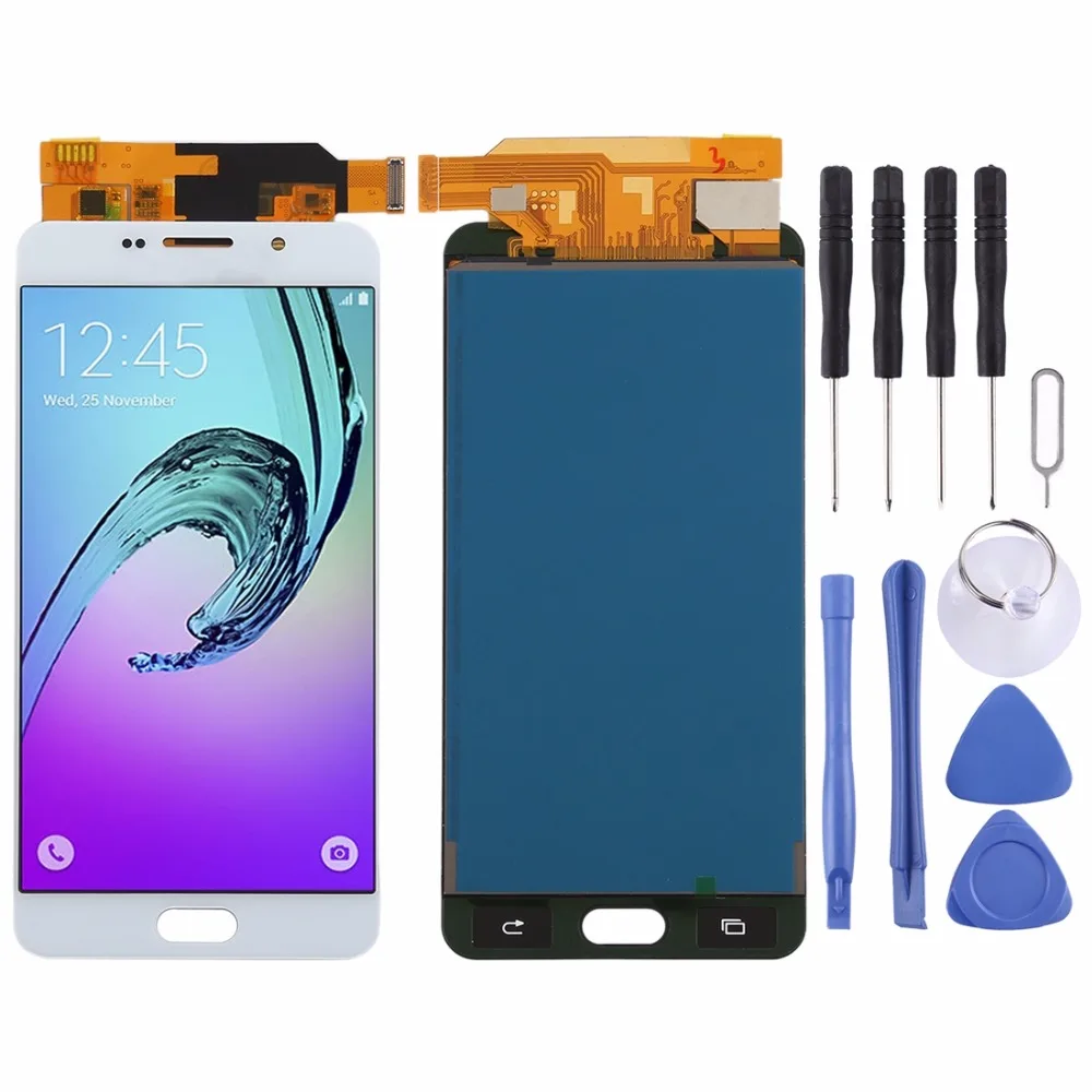Замена ЖК-дисплея для samsung Galaxy A7()/A710F, A710F/DS, A710 ЖК-экран и дигитайзер полная сборка TFT материал