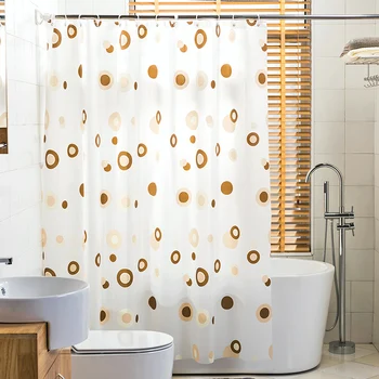 

Bathroom Curtain Suit Partition Curtain Waterproof, Thickening and Mildew-proof Accessories Shower Room Decoration