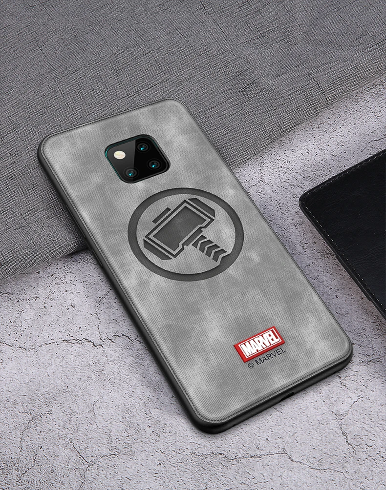 Чехол для телефона huawei mate 20 30 Pro P20 Pro Капитан Америка Марвел Тор высокое качество ткань задняя крышка для huawei