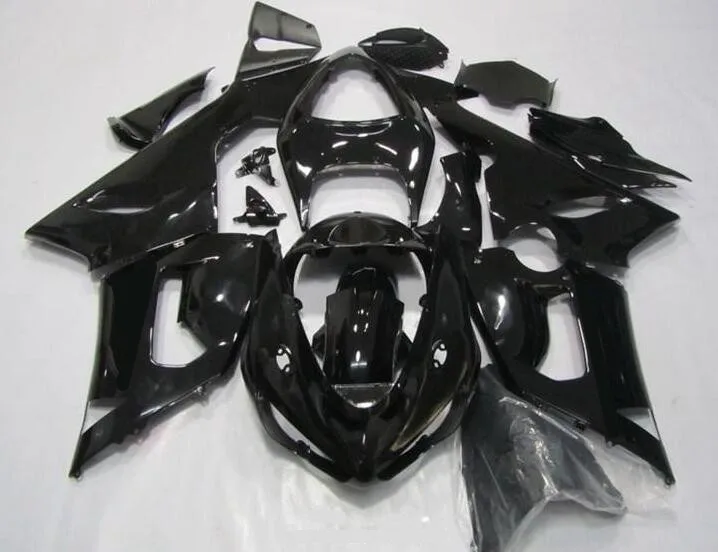 ABS обтекатель комплект, пригодный для Kawasaki ZX6R 2005 2006 Мотоцикл Обтекатели ZX-6R 05 06 Ninja 636 Комплект кузова черный все