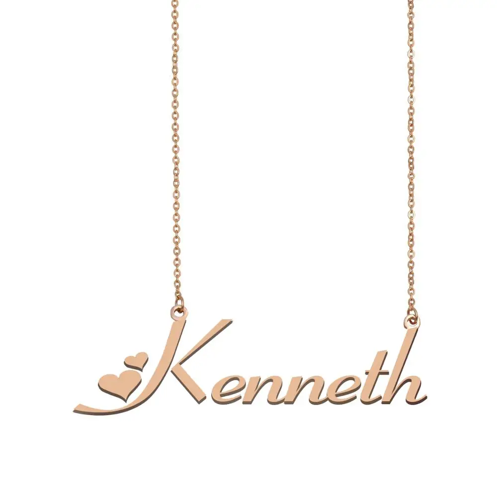 Custom Name Necklace Personalized Name Necklace Mother Day Christmas Gift for Kenneth Name Necklace