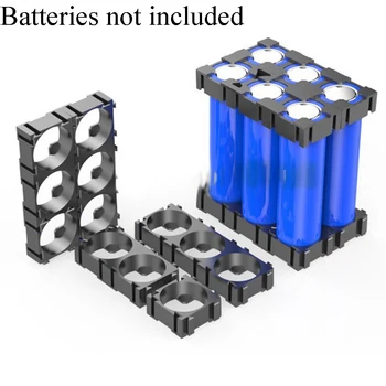 

Top Deals 20 Pcs 18650 Lithium Cell Cylindrical Battery Case Holder Bracket for DIY Battery Pack