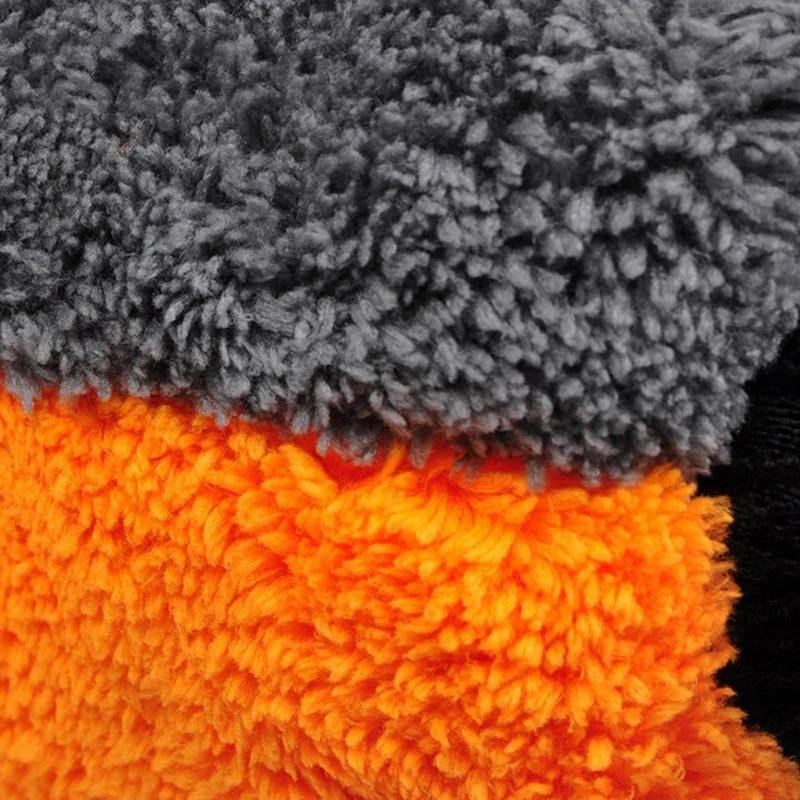 Coral fleece velvet plush short wool mitt wash car mitten washing brush cleaning glove tools cloth car wash gloves orange + gray car cleaning gloves microfiber car mitt microfiber cleaning gloves microfiber washing gloves microfiber gloves