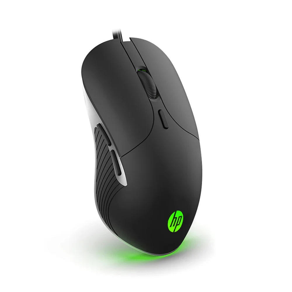 Профессиональная игровая мышь HP 6400 4800 3200 2400 DPI RGB проводной цветной светодиодный