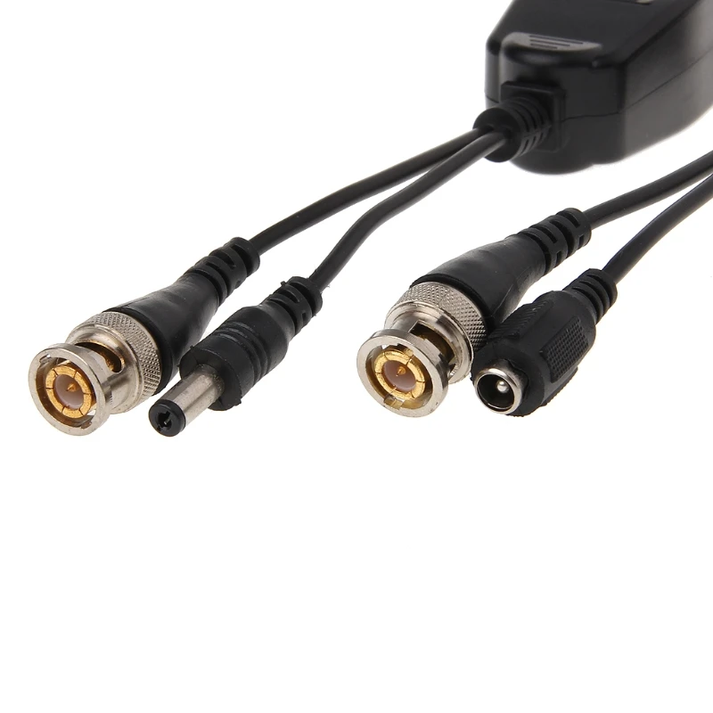 1CH пассивный RJ45 CCTV мощность Видео Аудио балун приемопередатчик HDCVI HDTVI AHD аналоговый