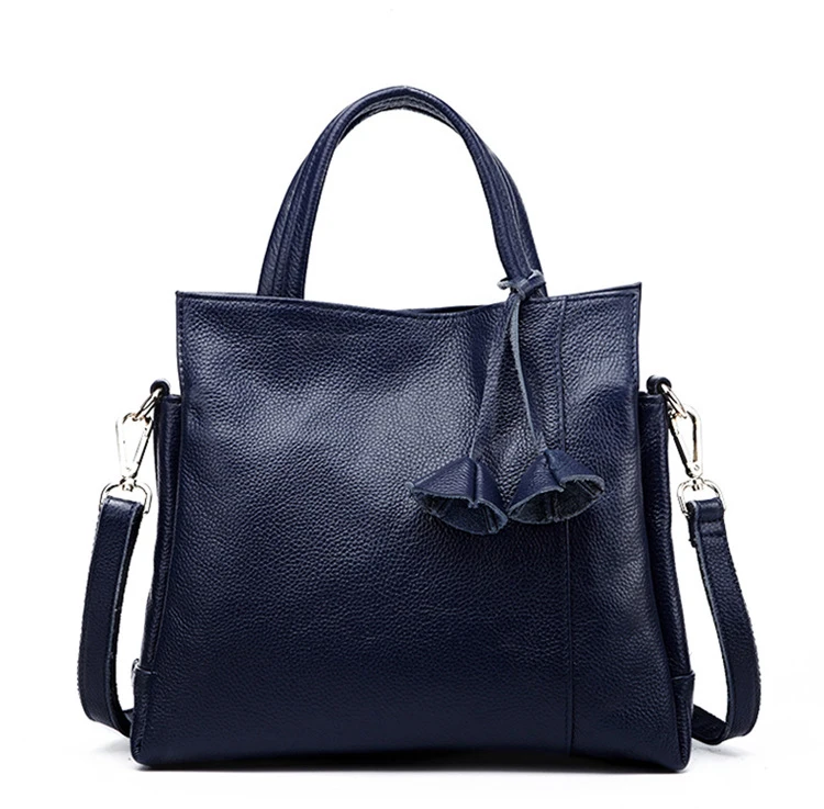 New Fashion Solid Color Women Handbags Cow Genuine Real Leather Ladies Shoulder Bags Female Girl Brand Luxury Crossbody Bag