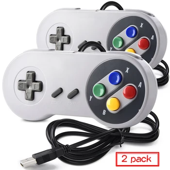 

NEW USB Controller Gamepad 2pcs Super Game Controller SNES USB Classic Gamepad Game joystick for raspberry pi