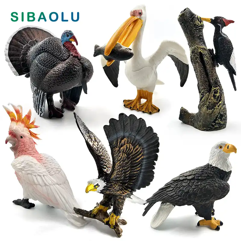 Simulação peru pássaro frango fazenda pvc modelo animal estatueta casa decoração em miniatura fada jardim acessórios de decoração moderna