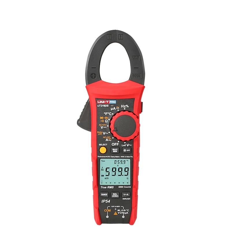

Industrial Clamp Meter;Digital Multimeter UT219DS AC DC volt current meter;3-phase motor sequence Test/LoZ Test/Low pass filter