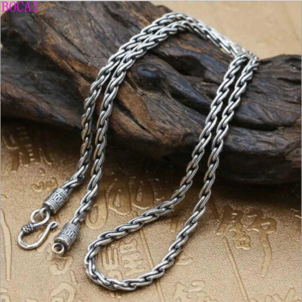 Bocai S925 Sterling Silver Necklaces 