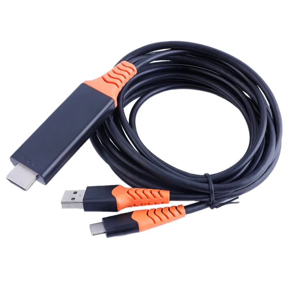 Type-C Usb-C до 4K Hdmi Hdtv кабель адаптер для samsung Galaxy S10 для Note 9 для Mac профессиональный модный портативный