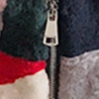Zipper style Модное Новое зимнее женское пальто из натурального меха, пальто из натуральной шерсти, цветное лоскутное пальто с цветком енота и меховым воротником - Цвет: Zipper style