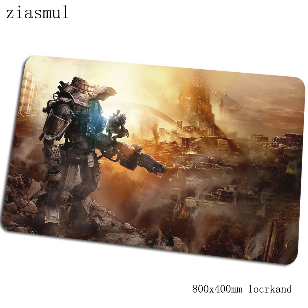 Коврик для мыши titanfall 80x40 см с обработанным краем компьютерная мышь игровой мат геймпад пк locrkand игровой коврик для мыши офисный коврик - Цвет: Size 800x400x2mm