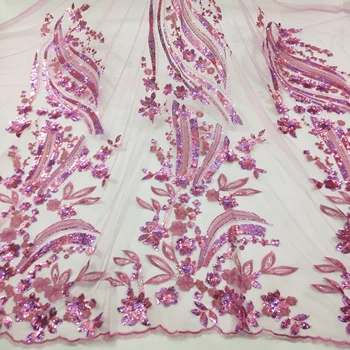 

French Lace Fabric Luxury Dresses Big Patterns Fabrics Emerald Green Blush Gold Turquoise Silver Multiple Sequin Laces