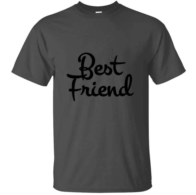 Футболка с принтом Humor Best Friends для мужчин, хлопок, стандартная Мужская футболка, одежда, футболки, топы, комикс