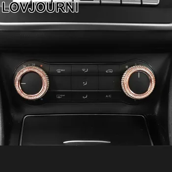 

Control System Multimedia Button Knob Interior Automovil Decorative Parts Accessory Mouldings 18 19 FOR Mercedes Benz GLA Class