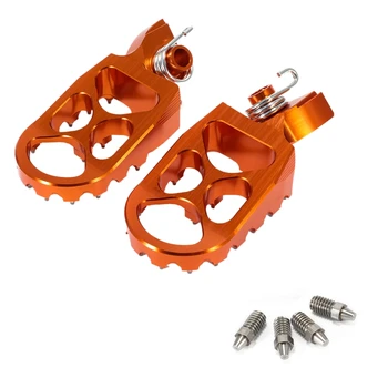 

Motorcycle CNC Foot Peg Pedals Foot Rests for 50 65 85 525 540 Husqvarna TC65 Yamaha YZ125X YZ250FX YZ450FX