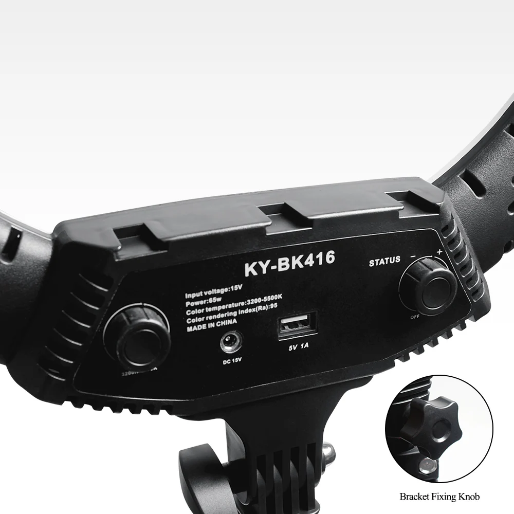 18 Inch 45Cm Selfie Ring Light Led Studio Lighting 3200-5600K Ring Lamps With Stand Tripod 210Cm For Video Ringlight 65W