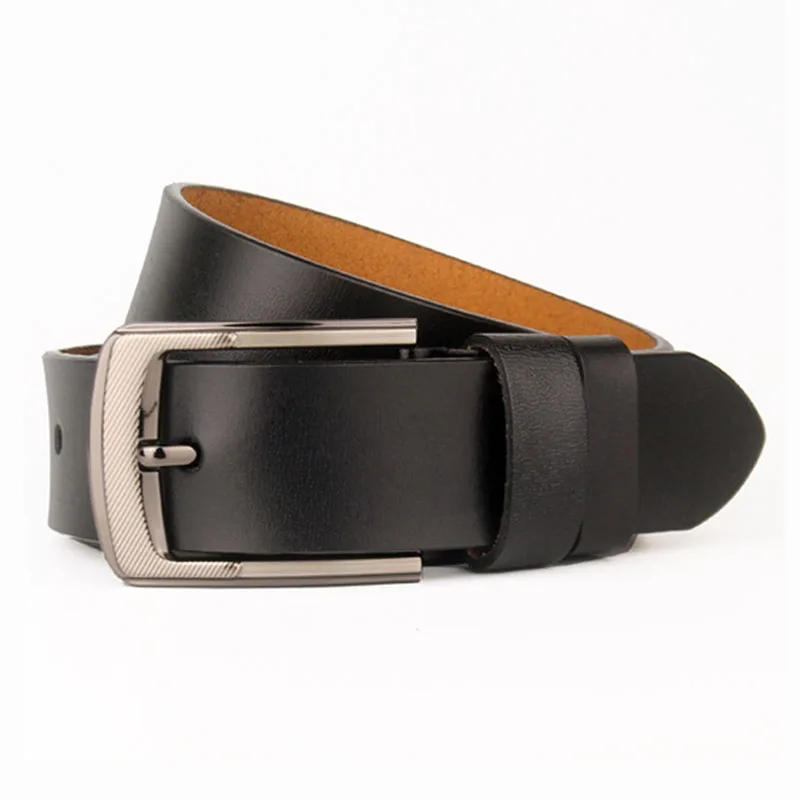 Large Size Men's Genuine Leather 160 170cm Long Pin Buckle Belts for Man Casual Designer Belts Men High Quality Cowskin Belt