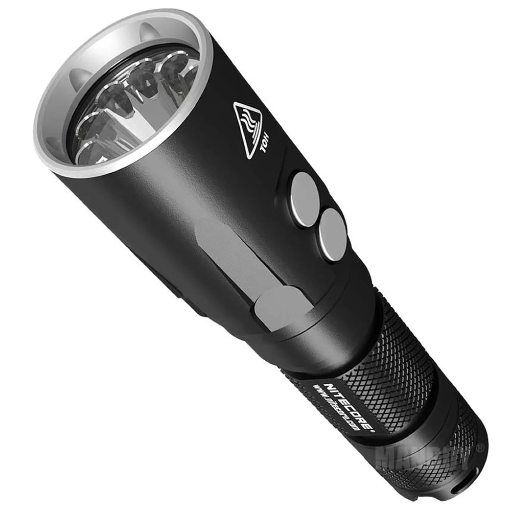 NITECORE DL20 1000 люменов CREE XPL HI V3 белый красный 11 светодиодов 18650 светильник для дайвинга светильник для подводного спорта 100 мс водонепроницаемый фонарь