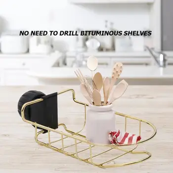 

1PC Faucet Shelf Kitchen Sponge Rag Storage Rack Bathroom Kitchen Faucet Clip Dish Cloth Drain Shelf Organizer Accessories