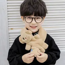 Для малышей, детей, зимняя теплая кофта с круглым вырезом и милым объемным рисунком кролика C6UD