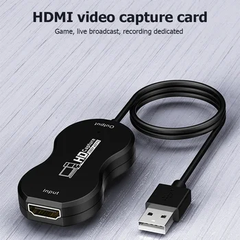 

USB 2.0 HDMI Capture Card 1080P Mini Video Camcorder Box for PS4 Game DVD Camcorder Camera Recording Live Streaming