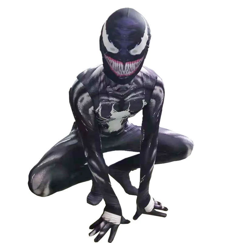 Костюмы на Хэллоуин с 3D принтом Venom для мужчин и взрослых человек-паук Детский костюм аниме Fate cosplay Мститель костюм