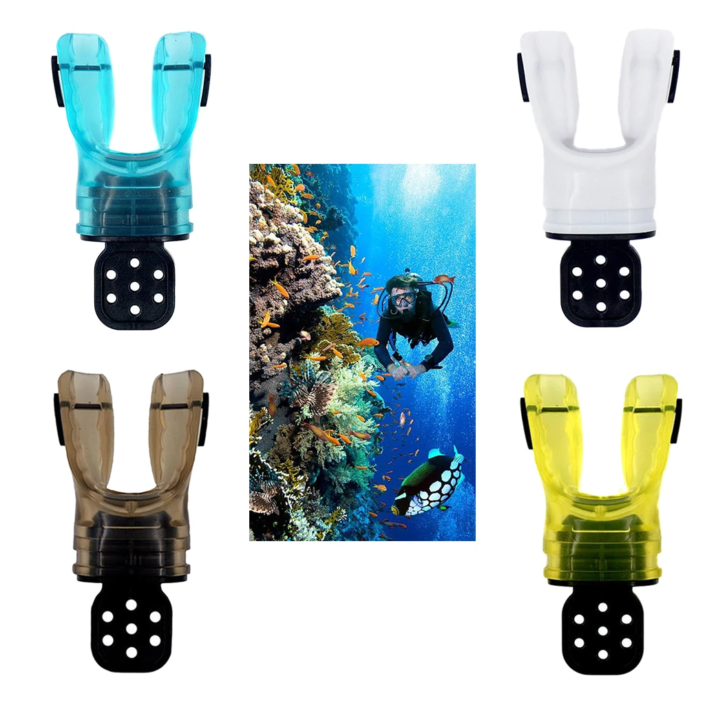 Water Sports Scuba Diving Dive Moldable Silicone Bite Mouthpiece