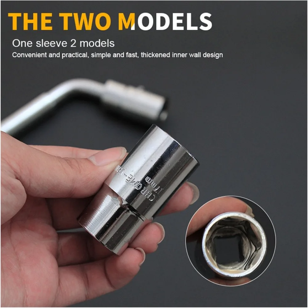 Telescopic Sleeve Tire Nut Removal Wrench Car Tire Removal Socket Wrench 17-19 21-23 Labor Saving Telescopic Wrench