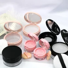 Новая Рассыпчатая баночка для косметички, контейнер для упаковки порошка с нейлоновой закрученной сеткой и слоем 3 г 5 г 10 г 15 г 20 г