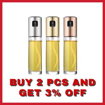 

Kitchen Baking Oil Cook Oil Spray Empty Bottle Vinegar Bottle Oil Dispenser Cooking Tool Salad BBQ Cooking Glass Oil sprayer