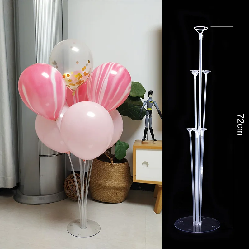 Balloon stand POCOYO принадлежности для вечеринки воздушный шар стенд детская тематическая вечеринка на день рождения украшение Новорожденный ребенок душ продукты украшения одноразовые - Цвет: Balloon stand