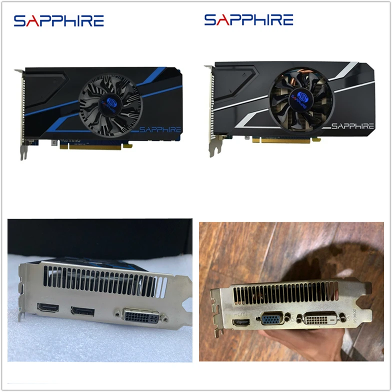 SAPPHIRE Radeon HD 7770 1GB Graphics Cards GPU AMD HD7770 1G GDDR5 Video Cards PC Computer Game Map HDMI PCI-E X16 Used