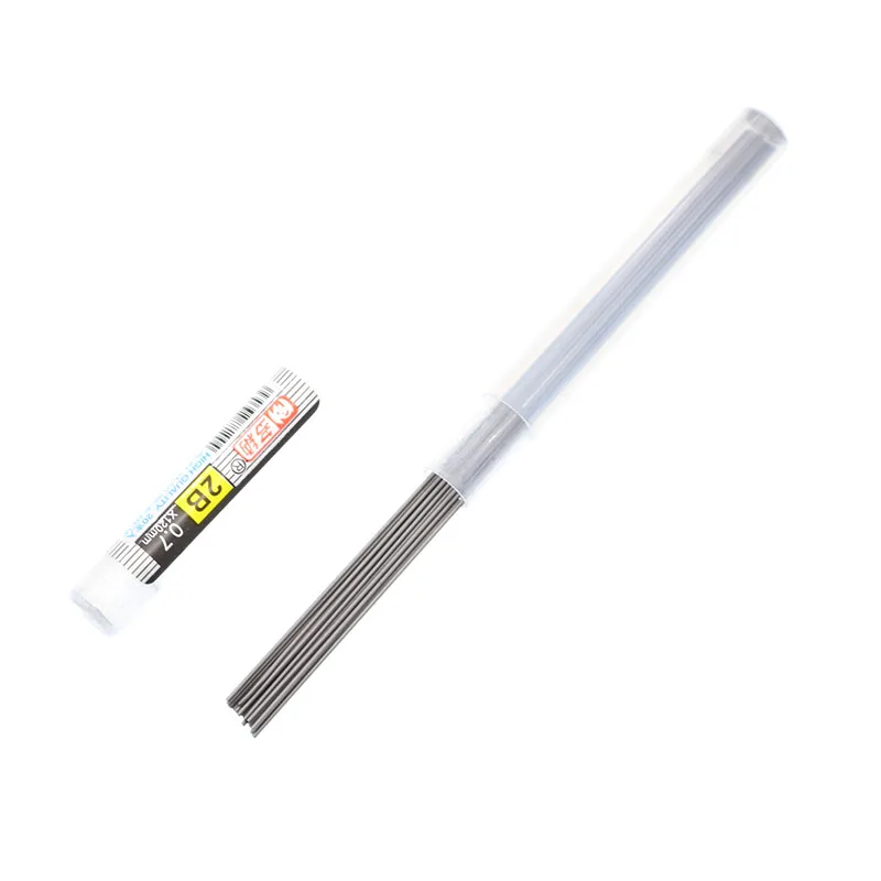 High Quality Lead Replacement Core 2B / HB / 2H Lead Spare Test 0.5mm / 0.7mm Pressing Pencil Writing Size 110mm 4