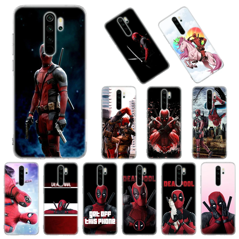 

Deadpool Dead Pool Funny Soft Case for Xiaomi Redmi Note 8T 9S 6 7 8 Pro 9 Pro K20 K30 Pro 6A 7A 8A Silicone Cover