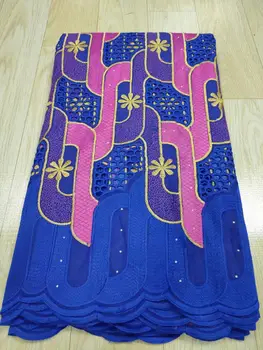 

African swiss Lace Fabrics Latest Nigerian Wedding Lace Fabrics Embroidered Tulle French Laces for women dress 5yards