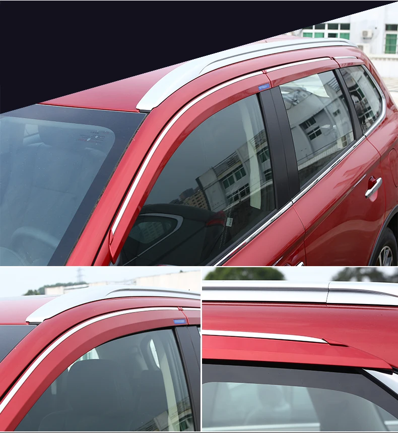 Lsrtw2017 на автомобильное стекло, защита от дождя и планки для Mitsubishi Outlander 2013 аксессуары для интерьера