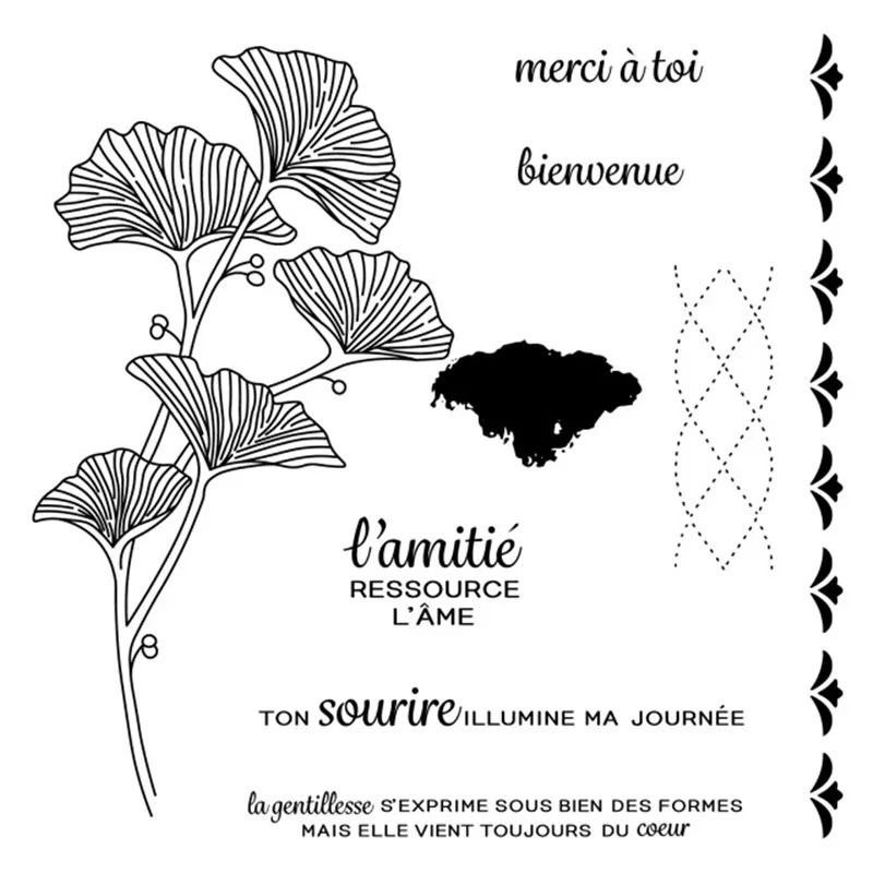 

french flower Transparent Clear Silicone Stamp/coordinating cutting die for DIY scrapbooking/photo album Decorative card making