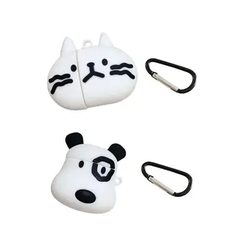 

Cute Cat Dog Pet Pattern Protective Case Shockproof Soft Silicone Cover Skin Protector for Airpods 1/2 Charging Box Accessories