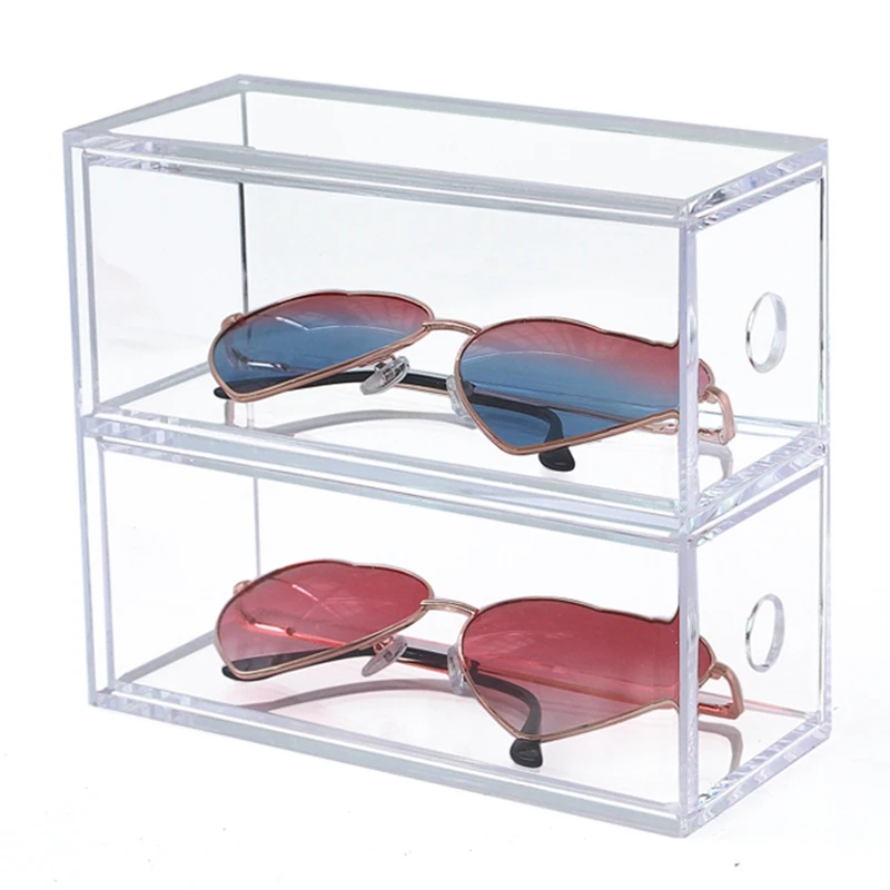 

Multi-Layer Lipstick Box Acrylic Lipstick Holder Case Cosmetics Storage Makeup Glasses Organizer Nail Polish Display Stand Rack